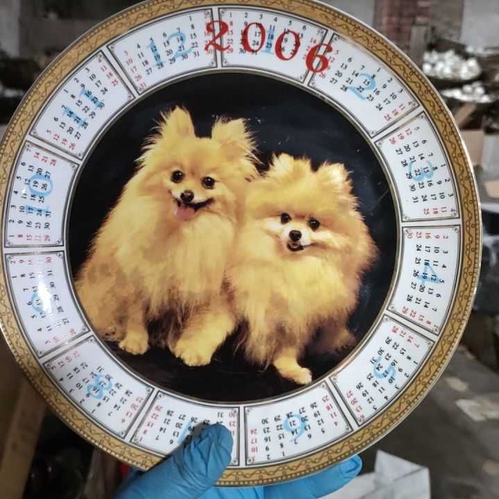 摆件陶瓷盘子碗啥都有