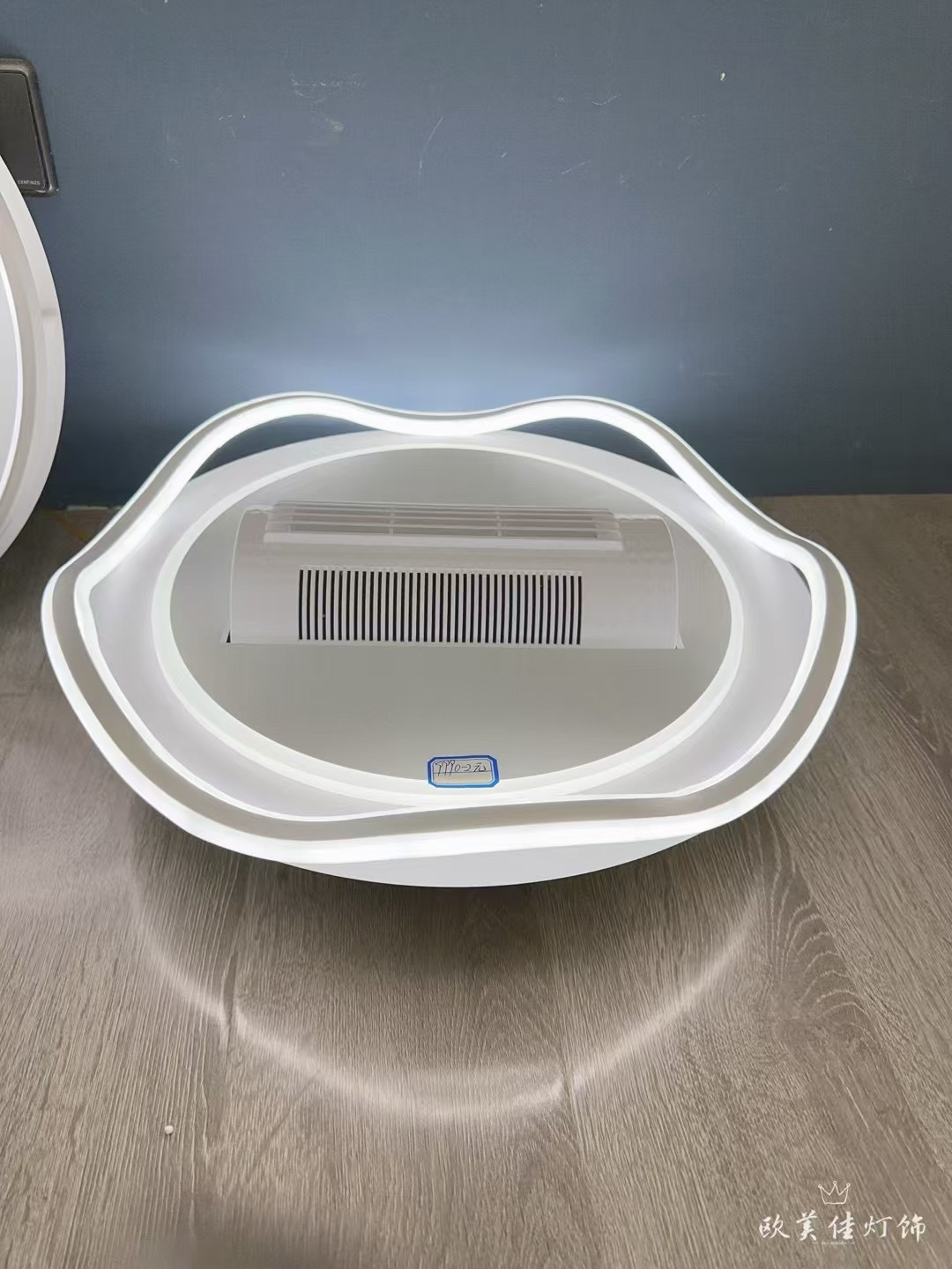 常州灯具城直销卧室双风轮无叶静音风扇灯客厅餐厅卧室智能风扇灯