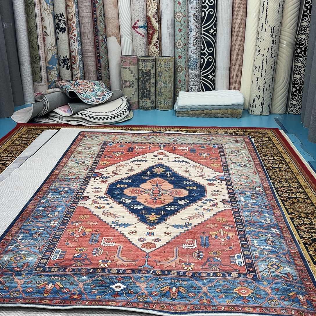 混纺183×284误差±1-3cm精编细砂仿羊绒棉布底微瑕