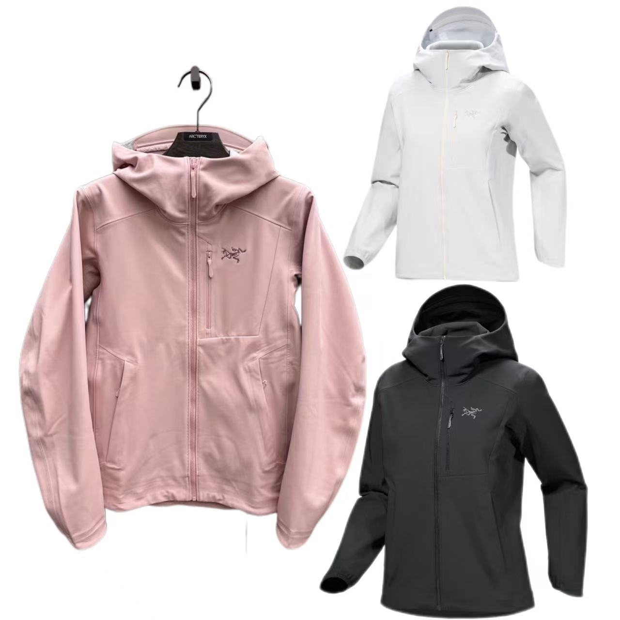 GAMMA MX 刺绣时尚软壳  防风透气耐磨防雨冲锋衣 女款005