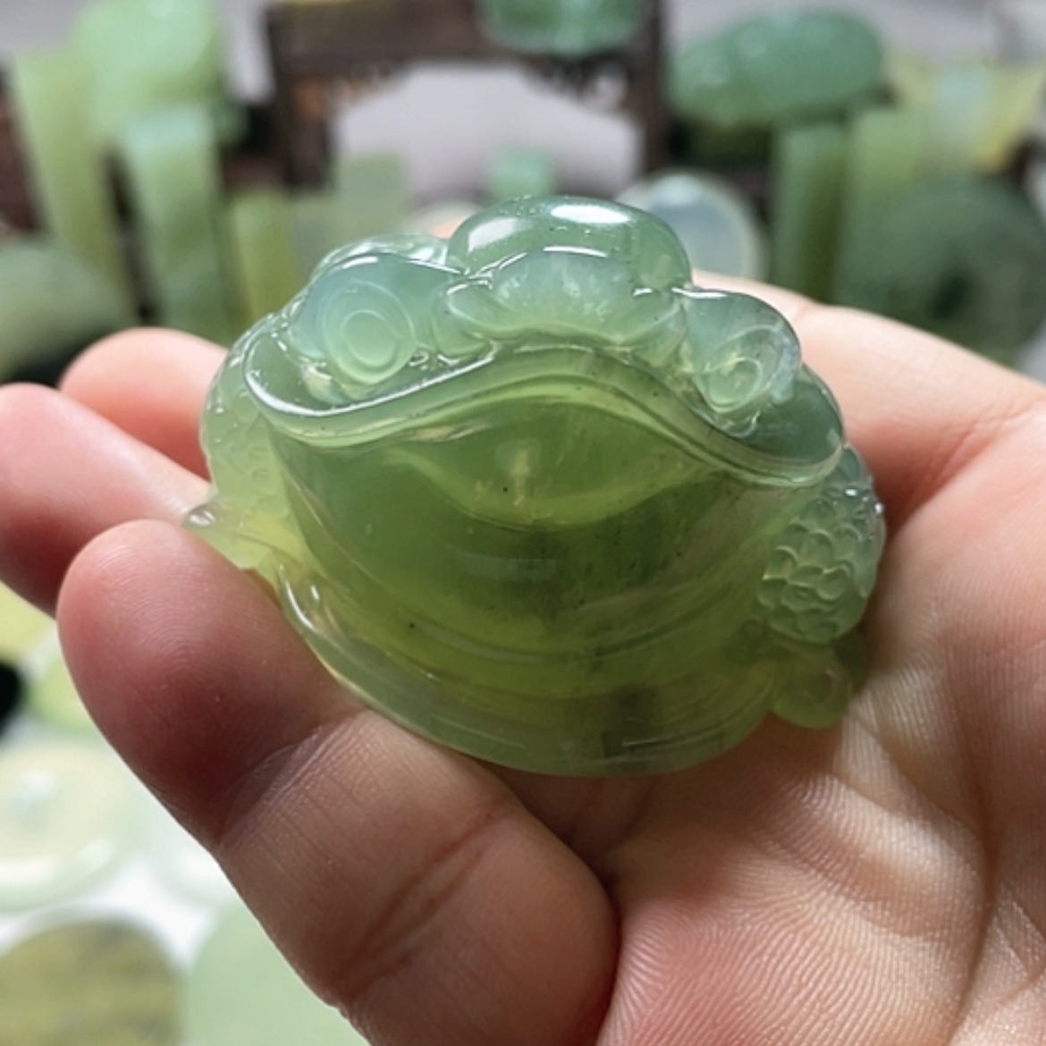 【闪购商品】未镶嵌岫玉手把件