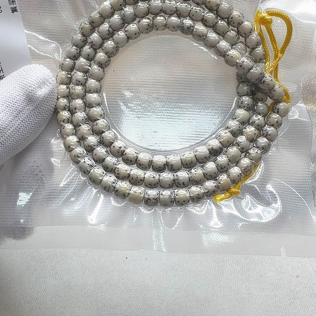 星月菩提吊坠24尊宠糯冰绿背河豚6左右108