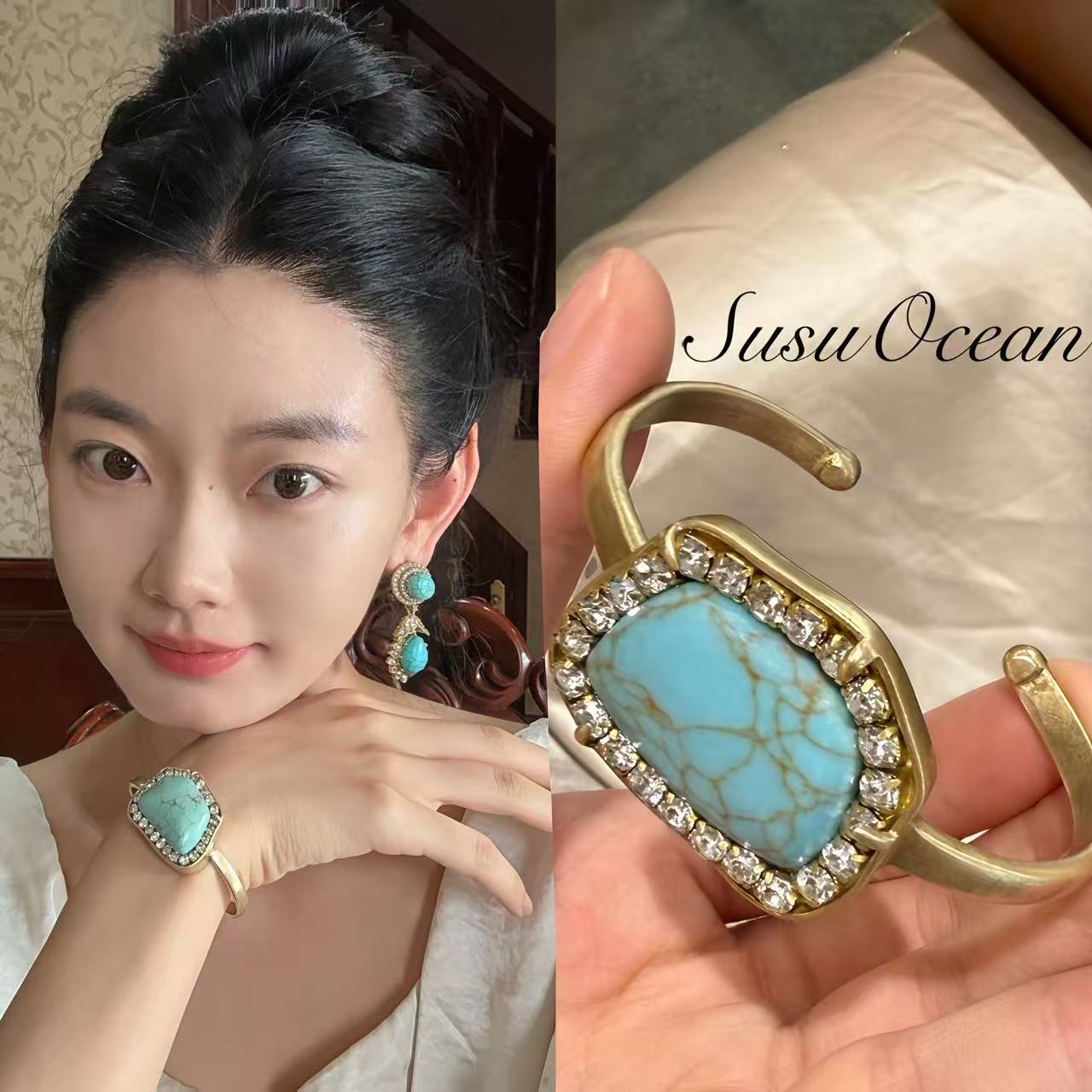 铜合金仿水晶手镯 【1010】《维多利亚》SusuOcean经典珍藏