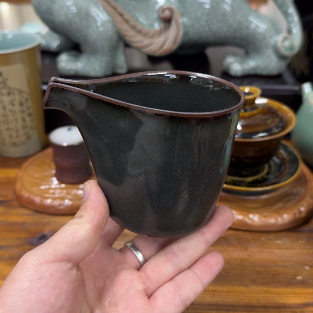 龙泉青瓷茶具微瑕7780