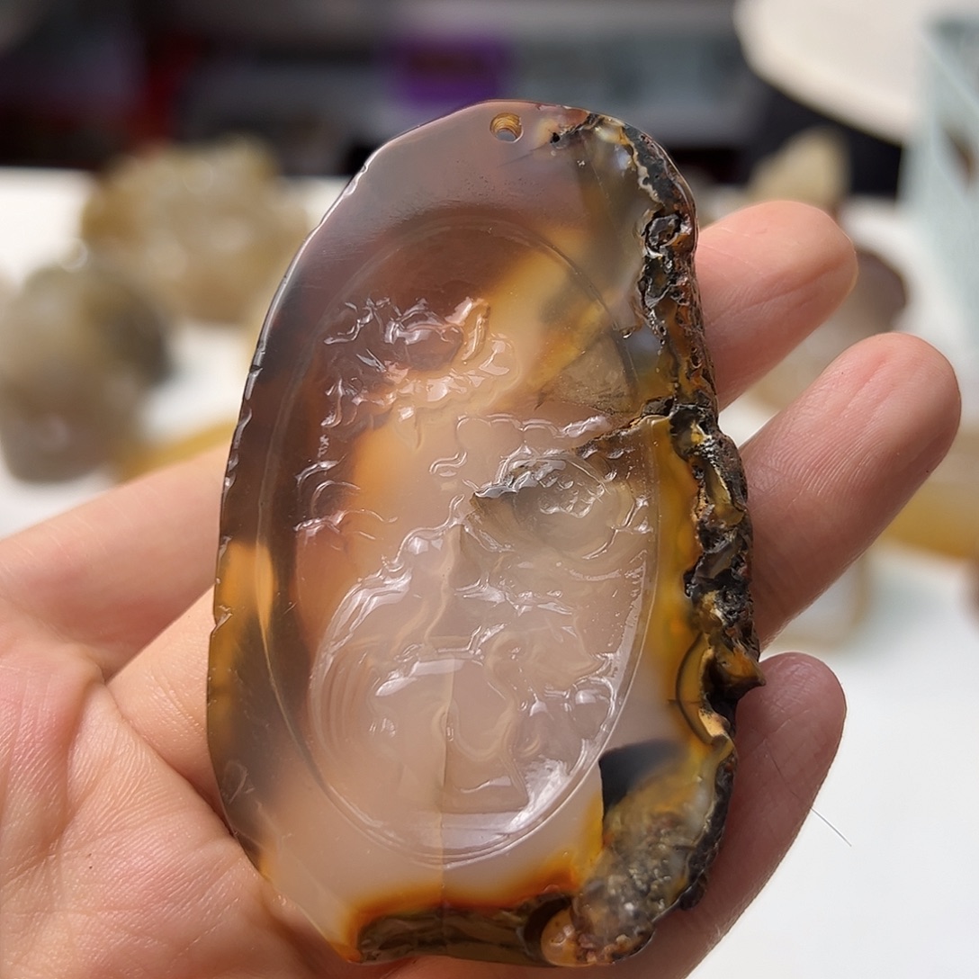 未镶嵌颈饰玛瑙/玉髓
