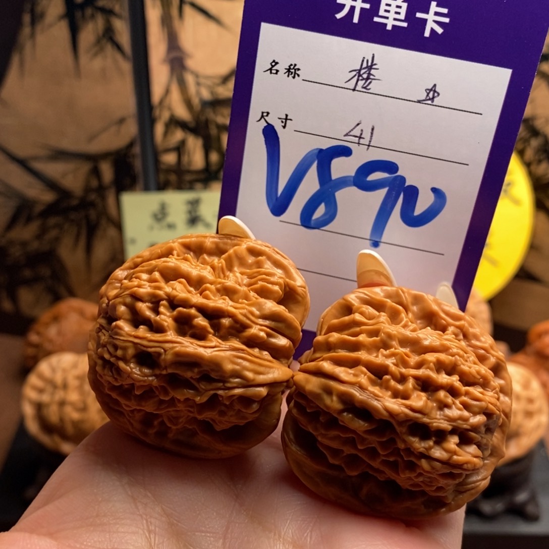 文玩核桃把件楼子41