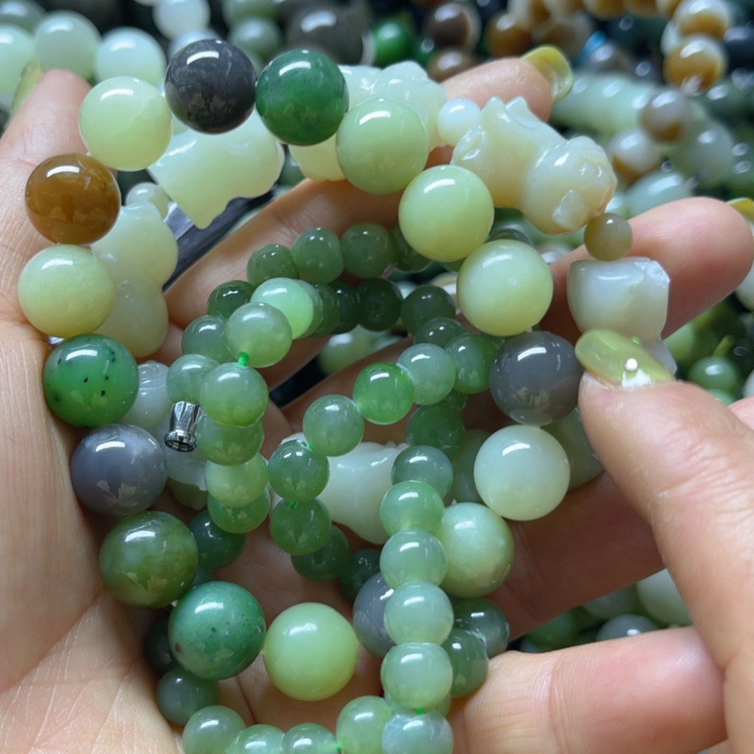 和田玉手链未镶嵌