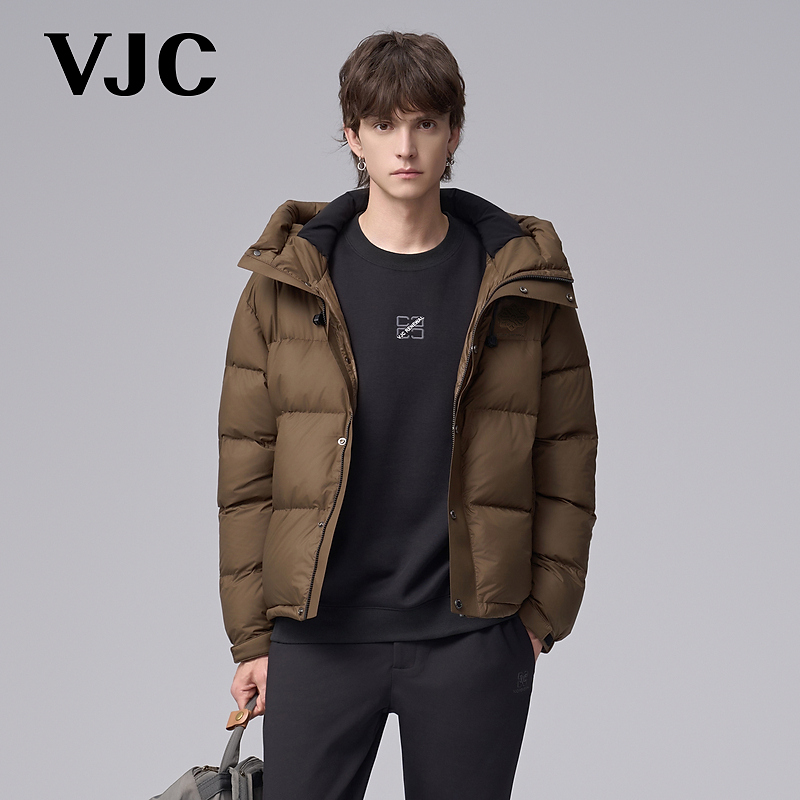 【90鹅绒】VJC/威杰思2025秋季新款男装潮流羽绒服DAEDJ1818
