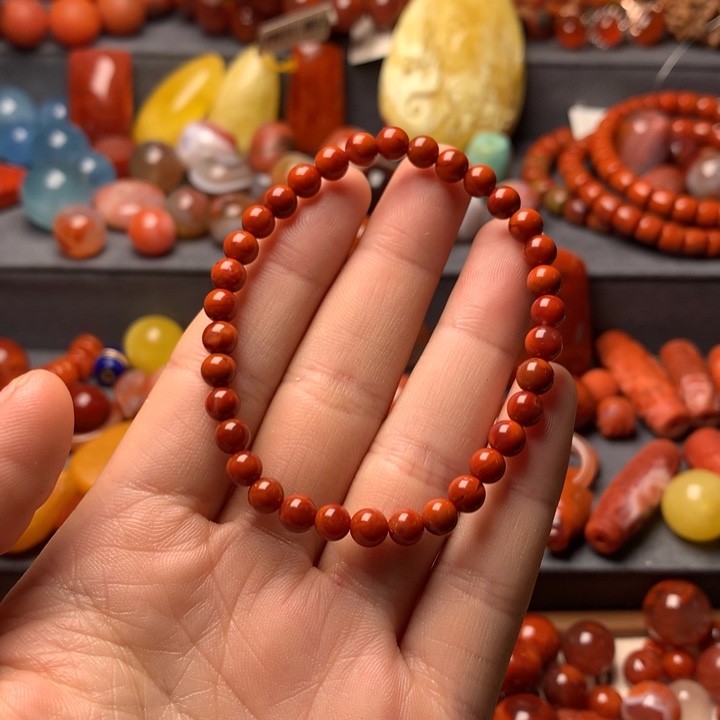 南红玛瑙配饰未镶嵌5.3mm