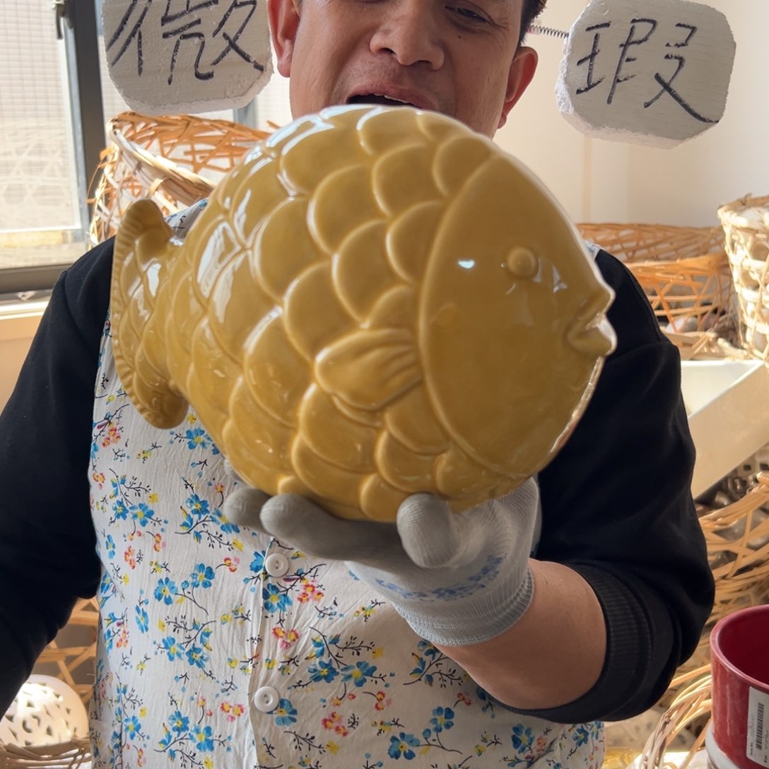 摆件80 号高中低温陶瓷工艺瓶（部分微瑕）