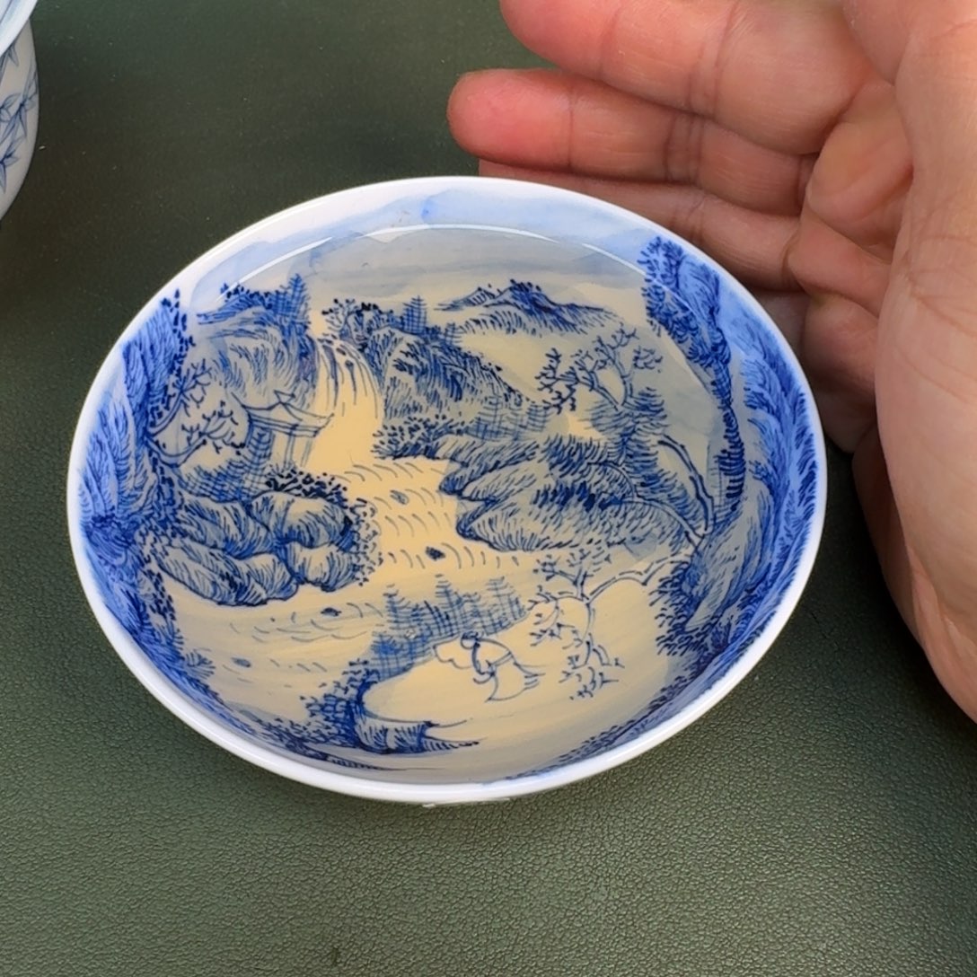 陶景德镇纯手绘茶具圆圆281