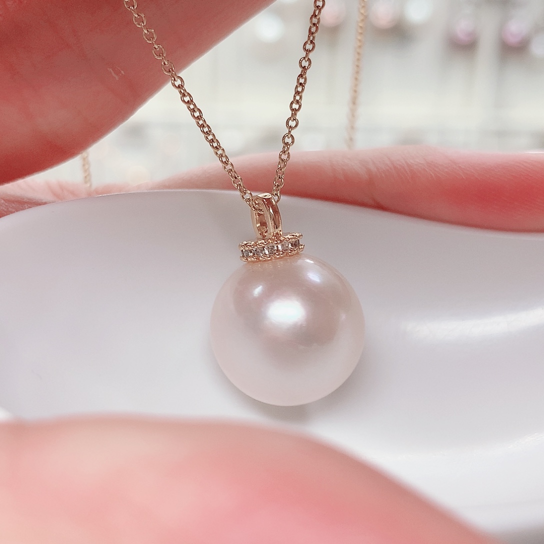 淡水珍珠吊坠(赠链)合金