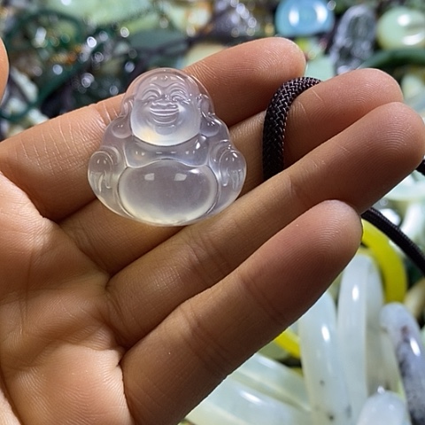 岫玉颈饰未镶嵌挂件