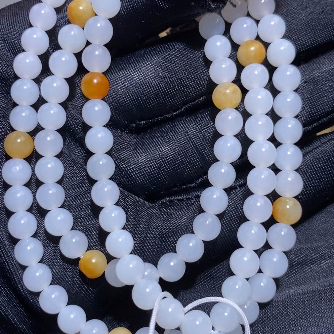 和田玉未镶嵌套链