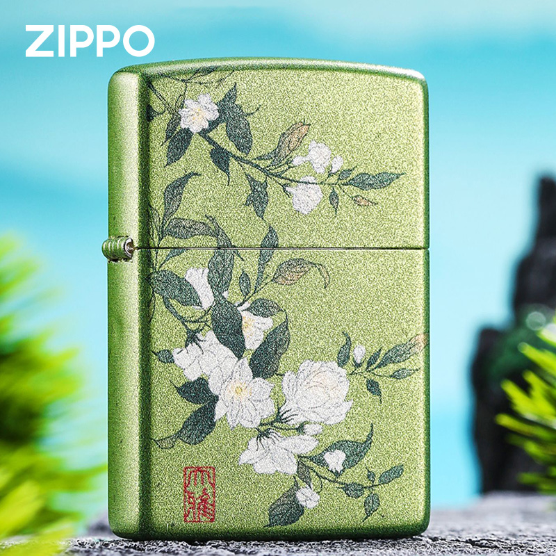 zippo正品打火机 莫离夜光外壳国风官方正品防风送男友礼物