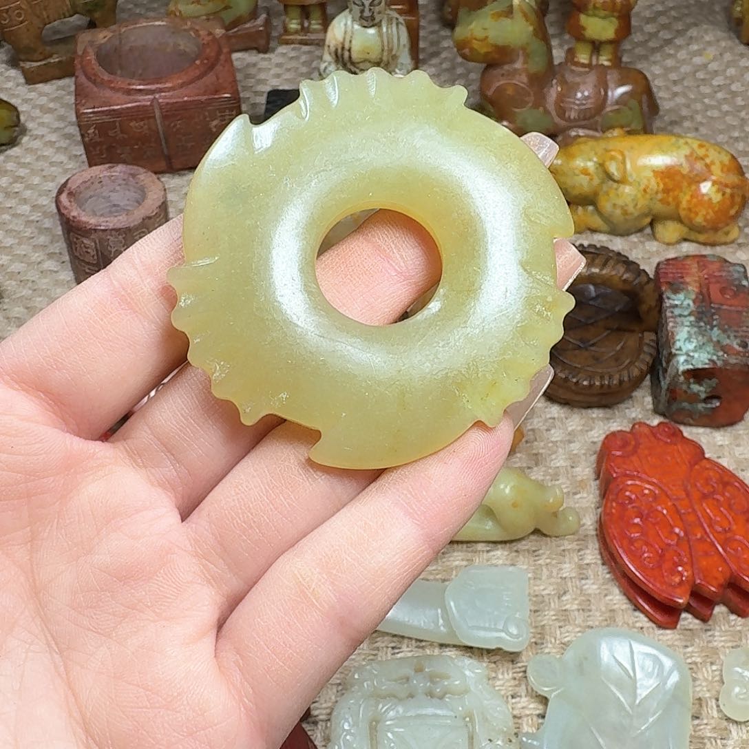 白玉菩提吊坠挂件