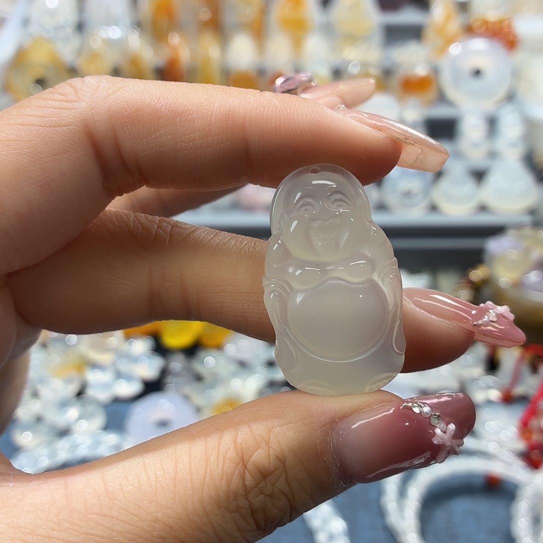 玛瑙/玉髓未镶嵌吊坠(不含链)