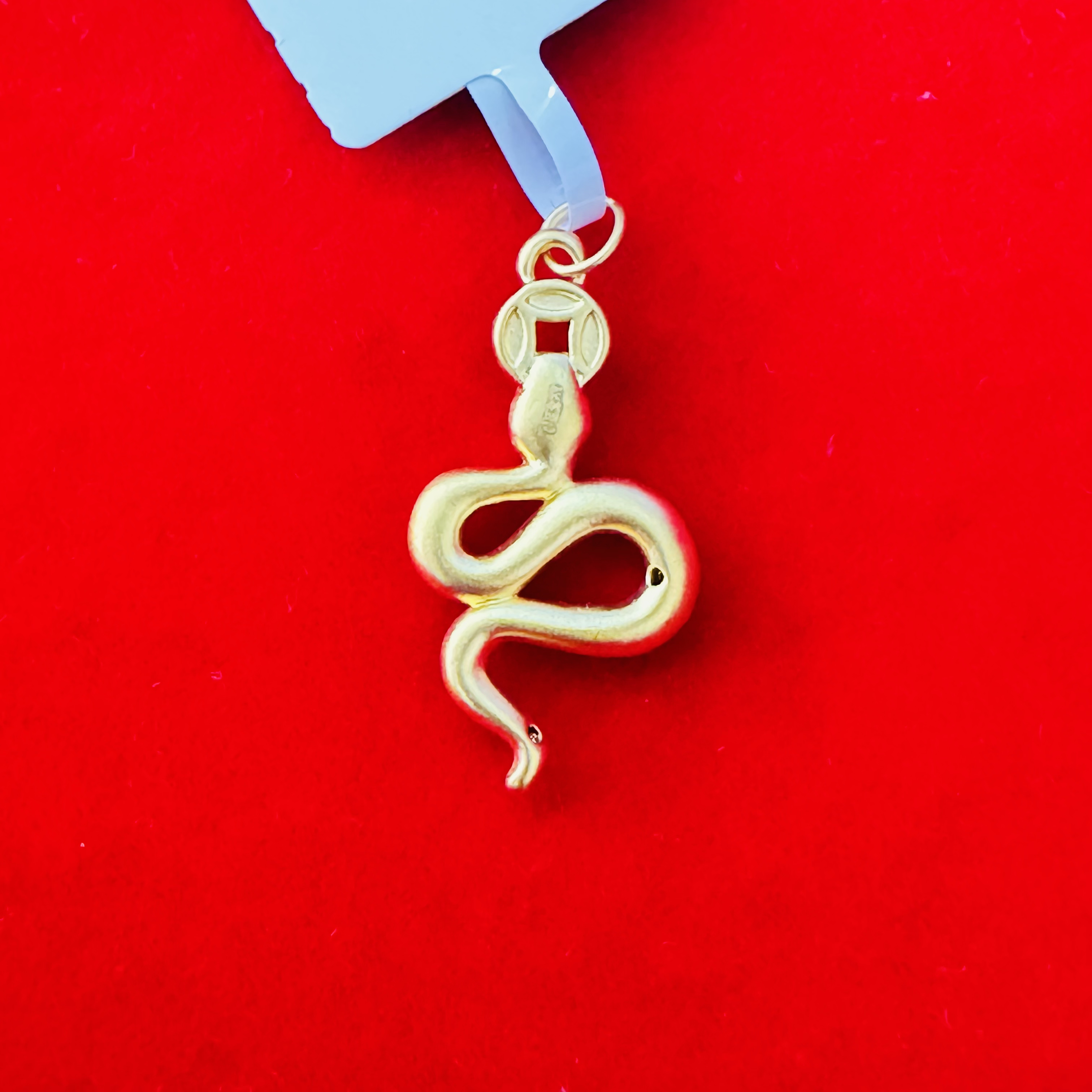 【夏夏专享】足金999饰品 小蛇吊坠 GP 0.48