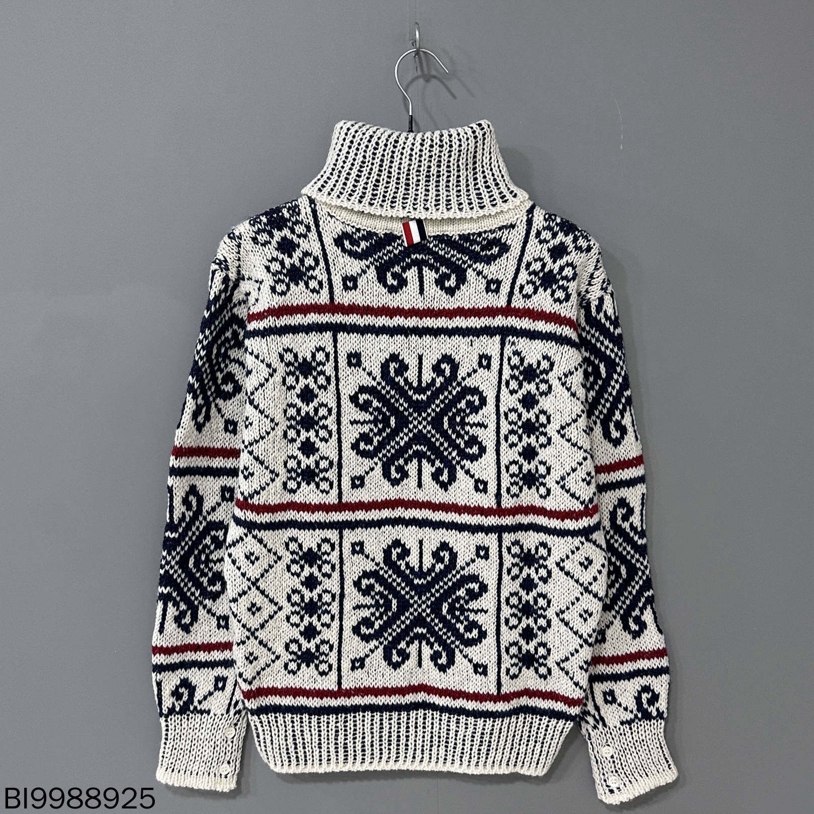 99新 THOMBROWNE 圣诞费尔岛针织毛衣/99新/2码/88925
