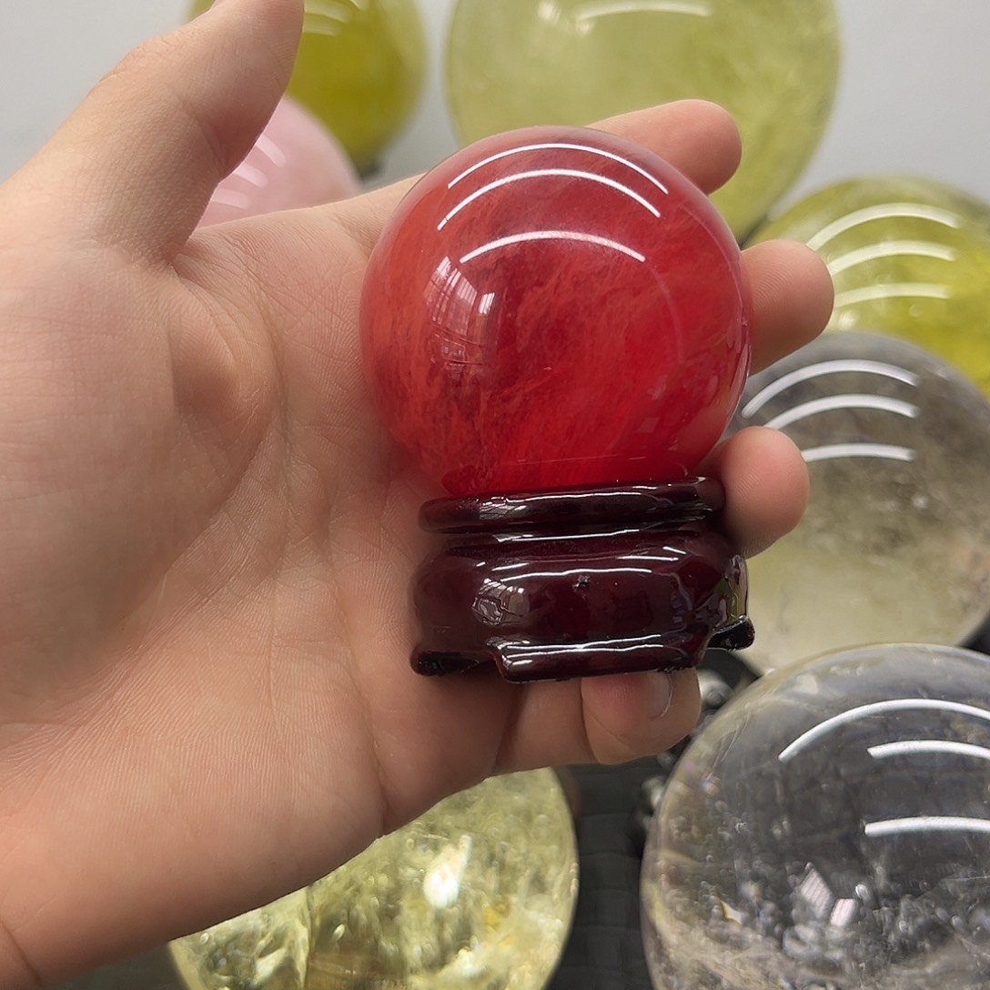未镶嵌手链水晶红水晶