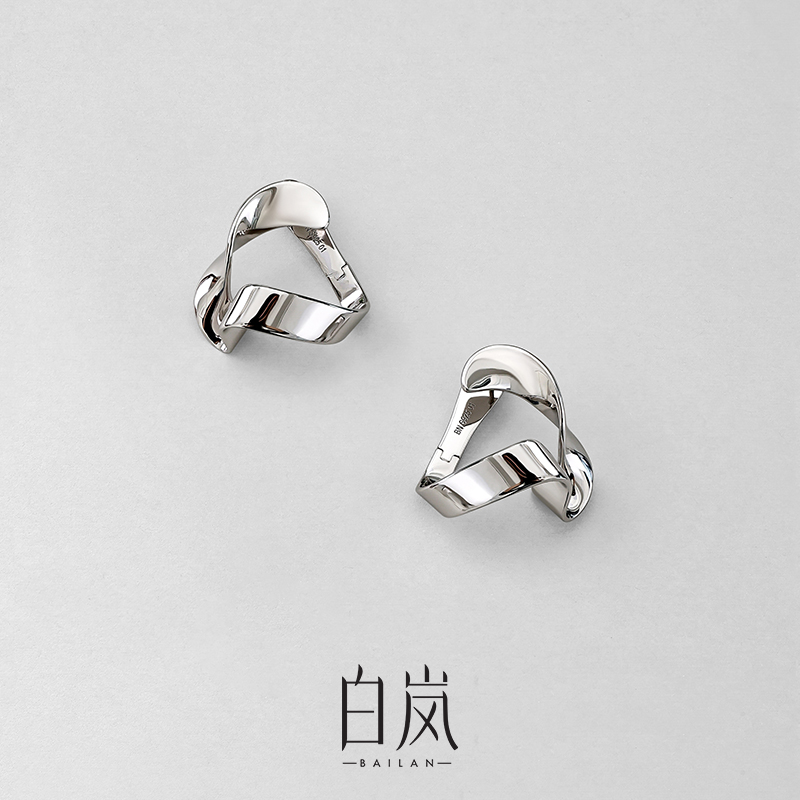 925银耳饰 白岚丝路耳扣耳环耳饰轻奢高级女气质轻奢配饰ED4800