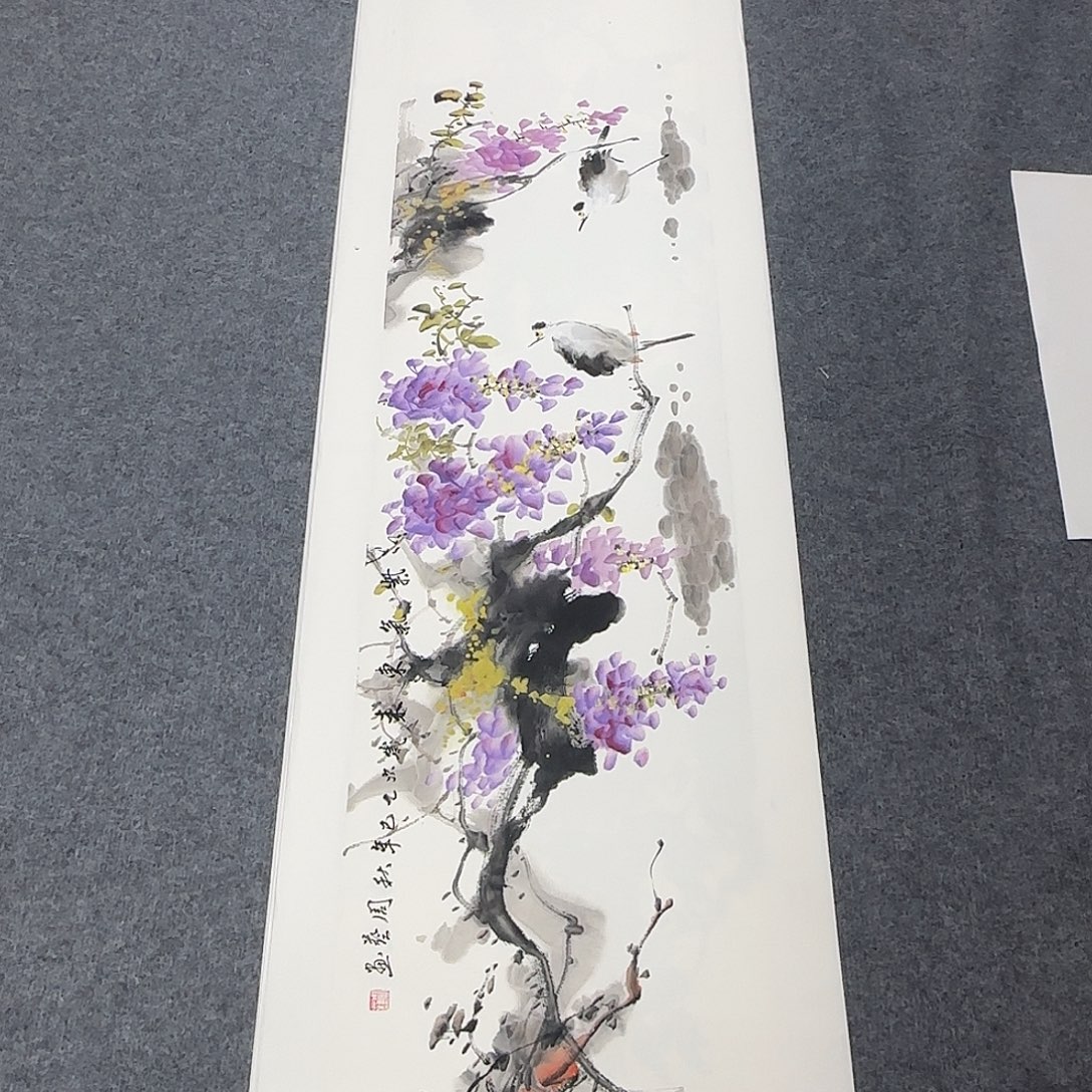 国画138*35纯手绘