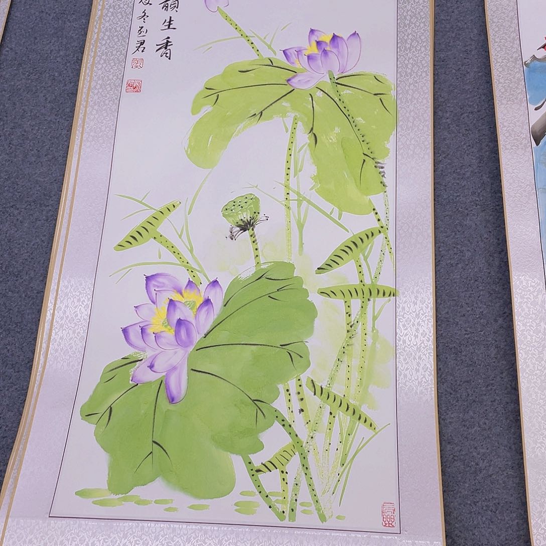 国画手绘作品欣赏与