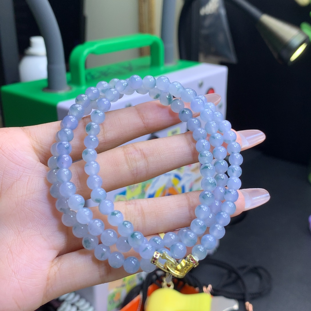 翡翠未镶嵌颈饰天然