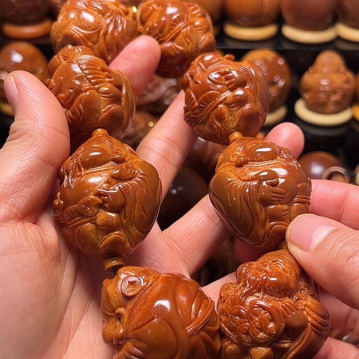 橄榄核手串/手链财神一条3.5