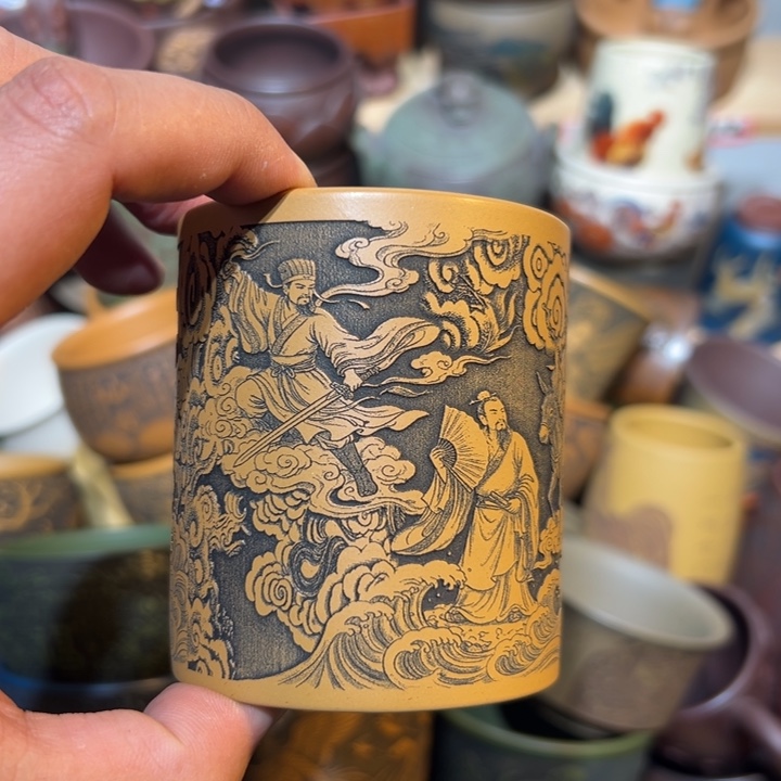 茶杯紫砂宜兴紫砂主人杯