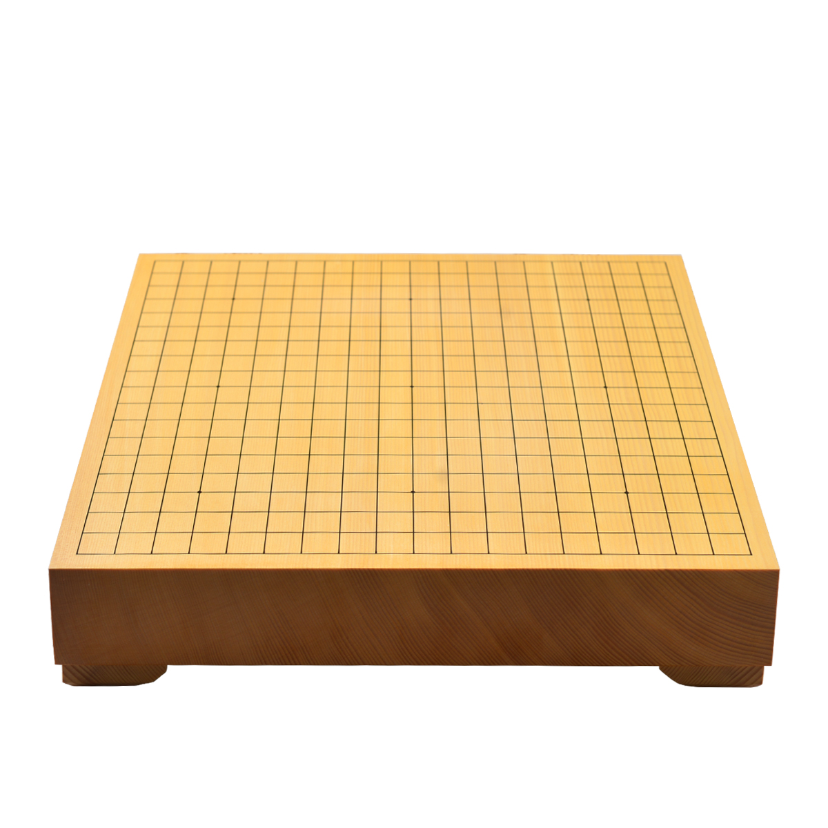 日产全新6cm新榧木棋盘独木驹足款太刀目盛线桌上围棋盘打腊无漆