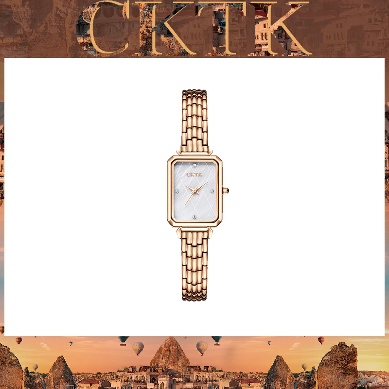 埃尼斯推荐CKTK手表女高级感气质小众腕表轻奢品牌女士手表石英表