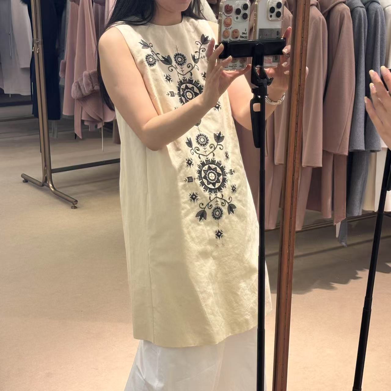 全新未使用 MaxMara DONALD 无袖连衣裙