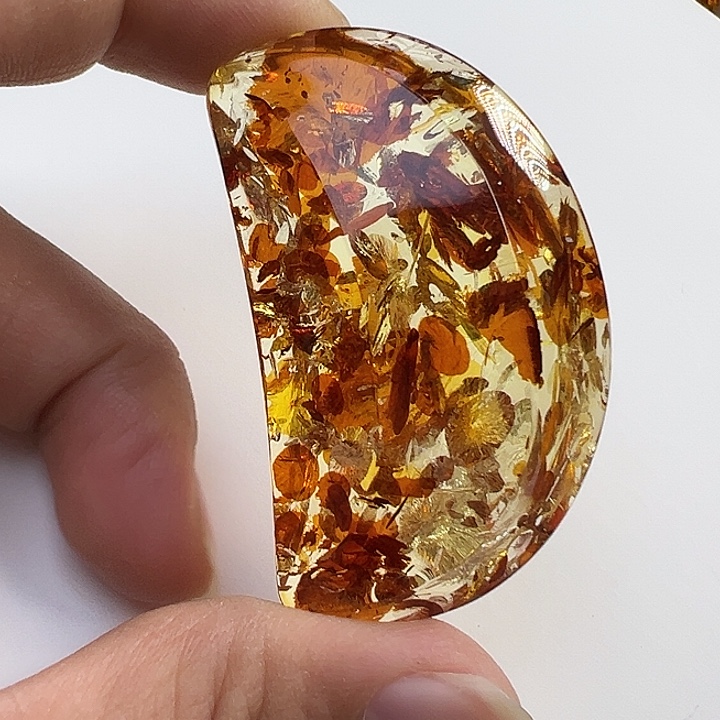 琥珀（花珀）未镶嵌颈饰