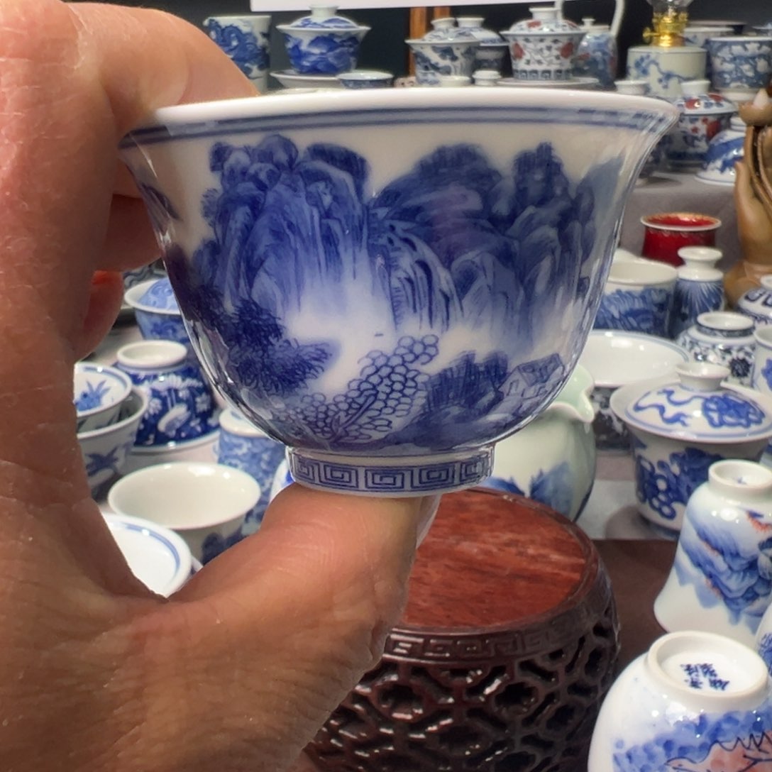 摆件景德镇青花陶瓷