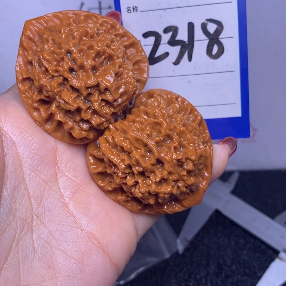 文玩核桃把件2318/46官帽