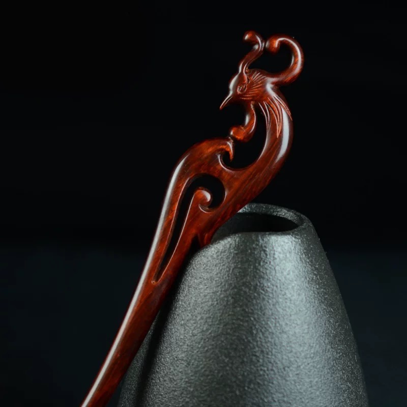 直播间檀木手工发簪 直播间展示款式 对应号码下单