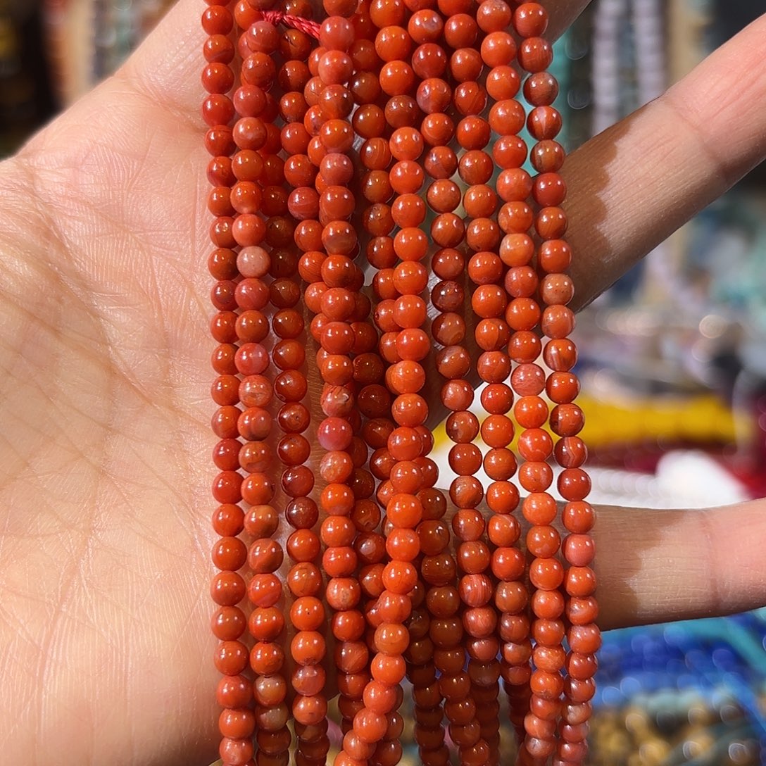 玛瑙/玉髓未镶嵌珠宝半成品南红卡4一条60cm