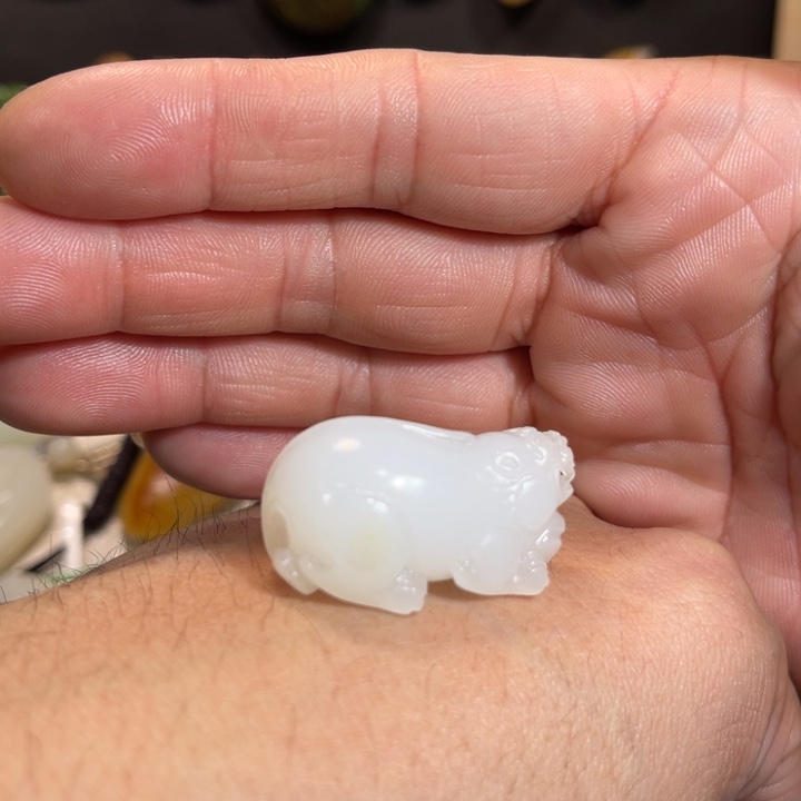 和田玉手串未镶嵌