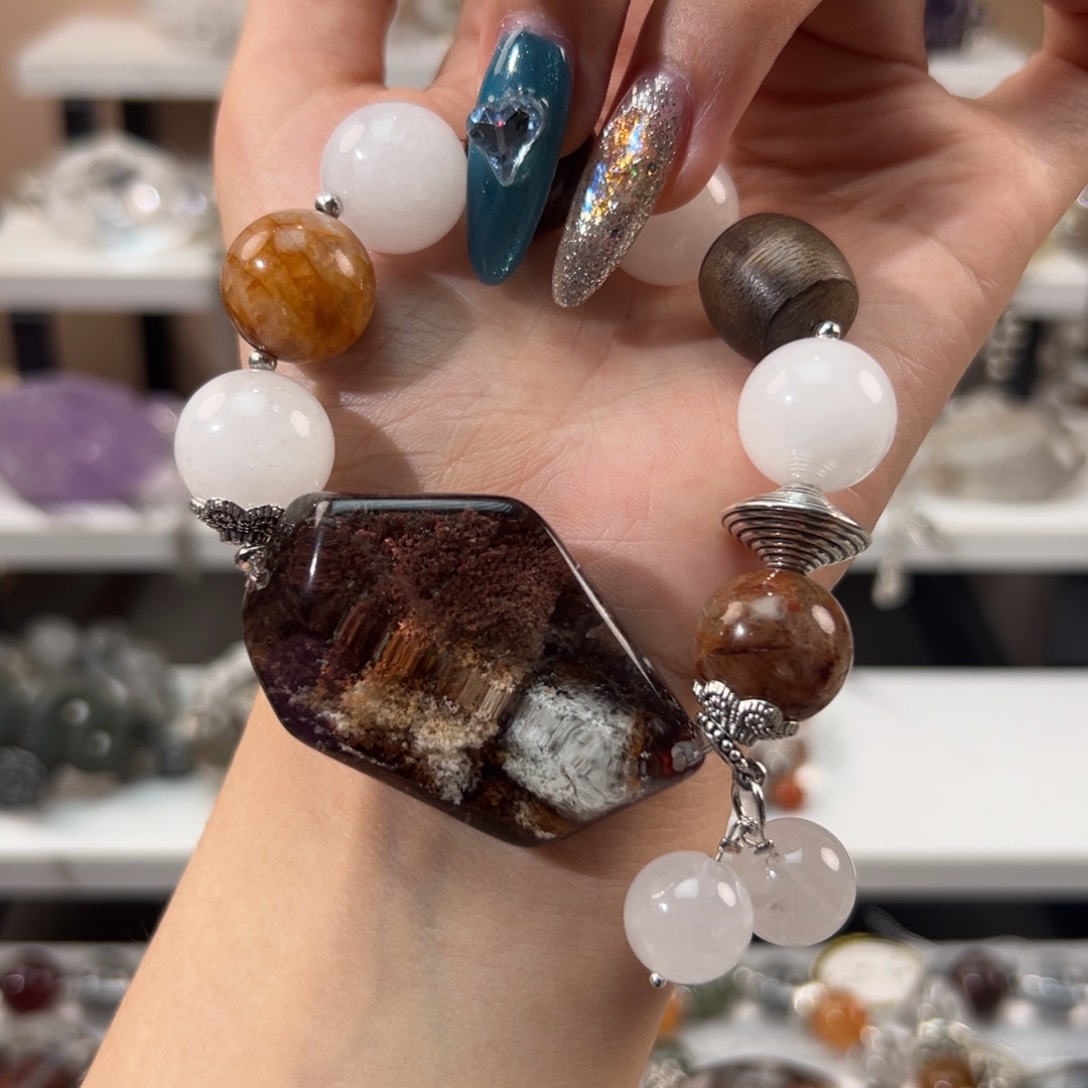 水晶手链合金J****贝手串