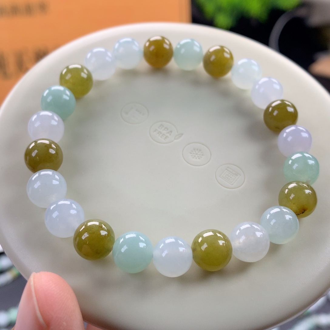 翡翠未镶嵌手链卡8