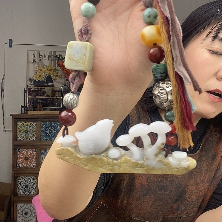 翡翠项链未镶嵌项链