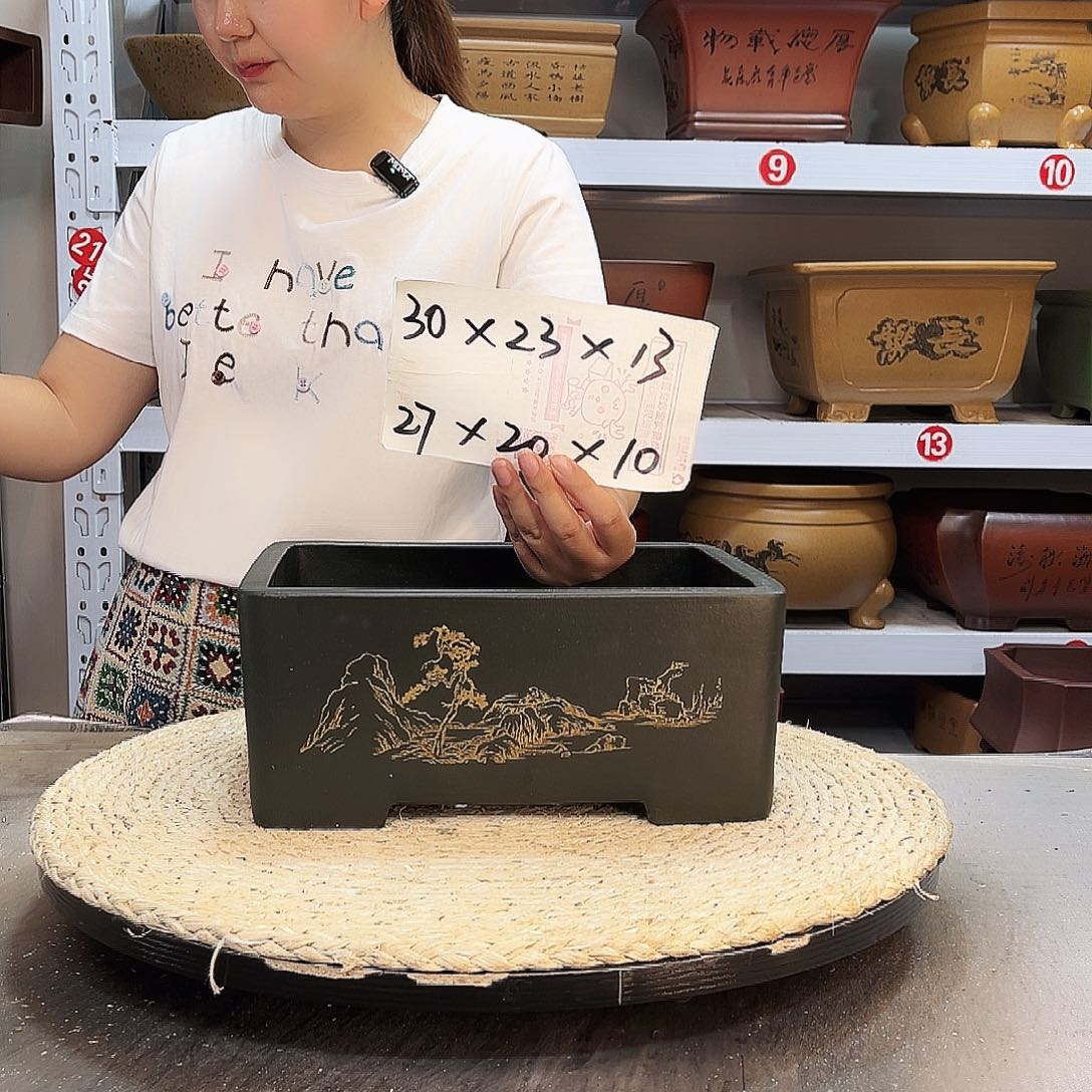 紫砂花盆紫砂花盆