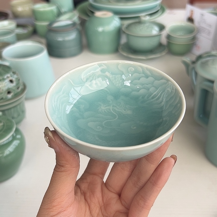 小米茶器龙泉青瓷