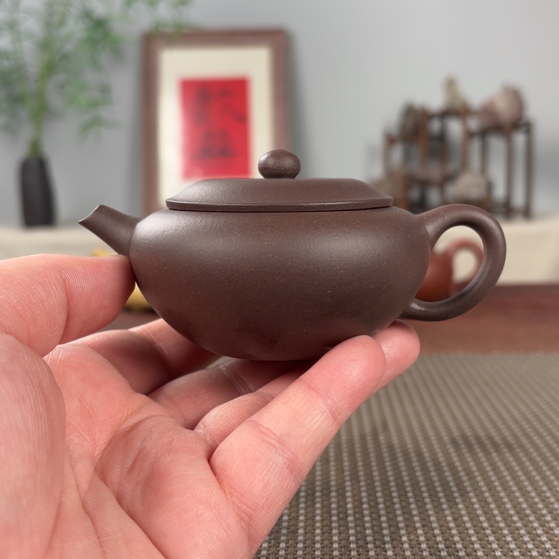 紫砂茶壶黄龙山原矿紫砂壶