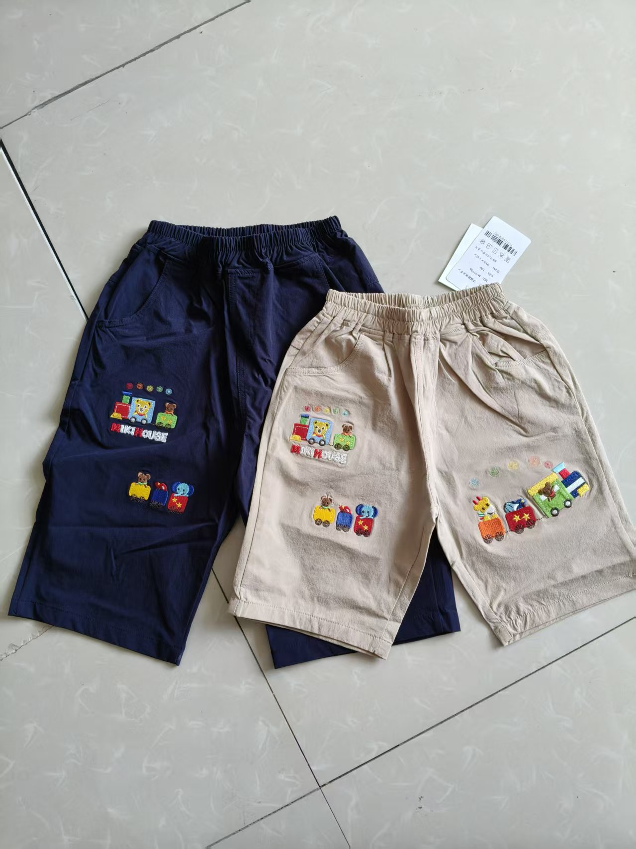 （微瑕品）刺绣小火车休闲短裤610