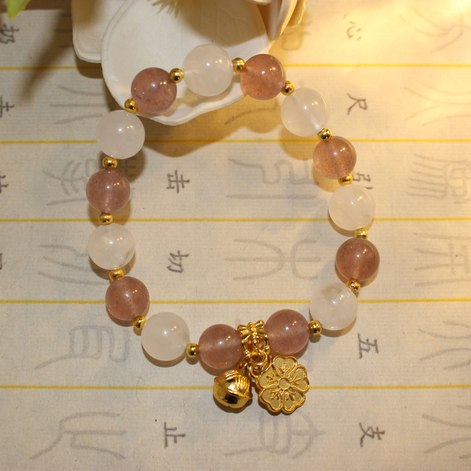 DIY冬日恋歌款手串