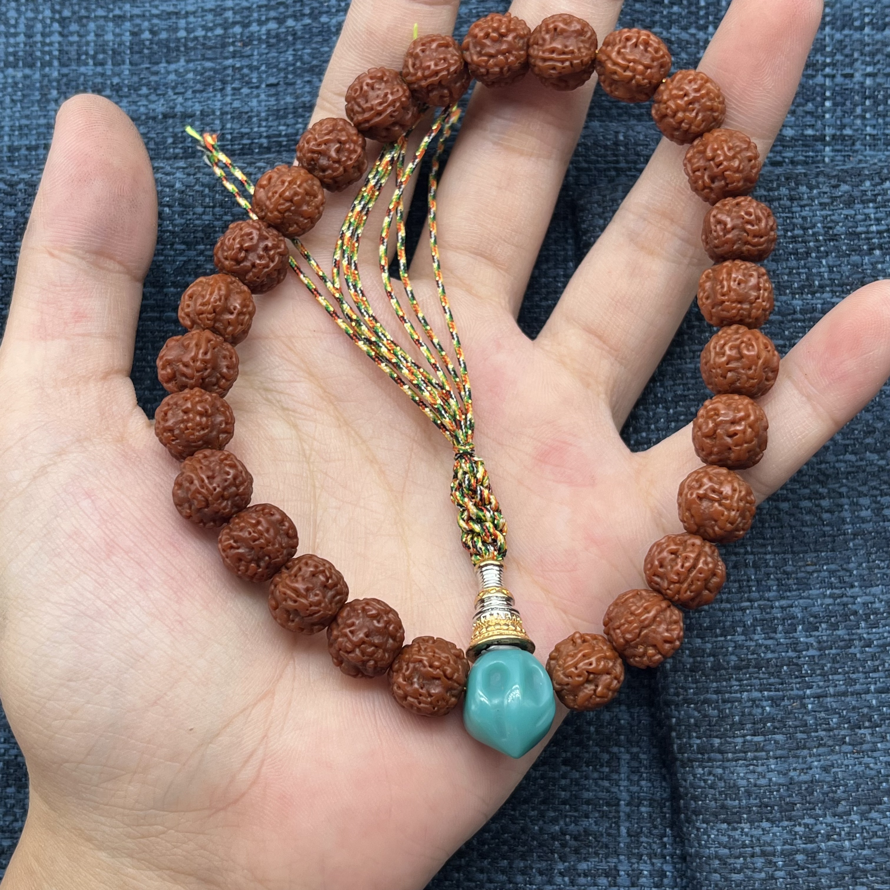 A1 玉化小金刚菩提三通款手持卡10  2037 （配A1礼盒）