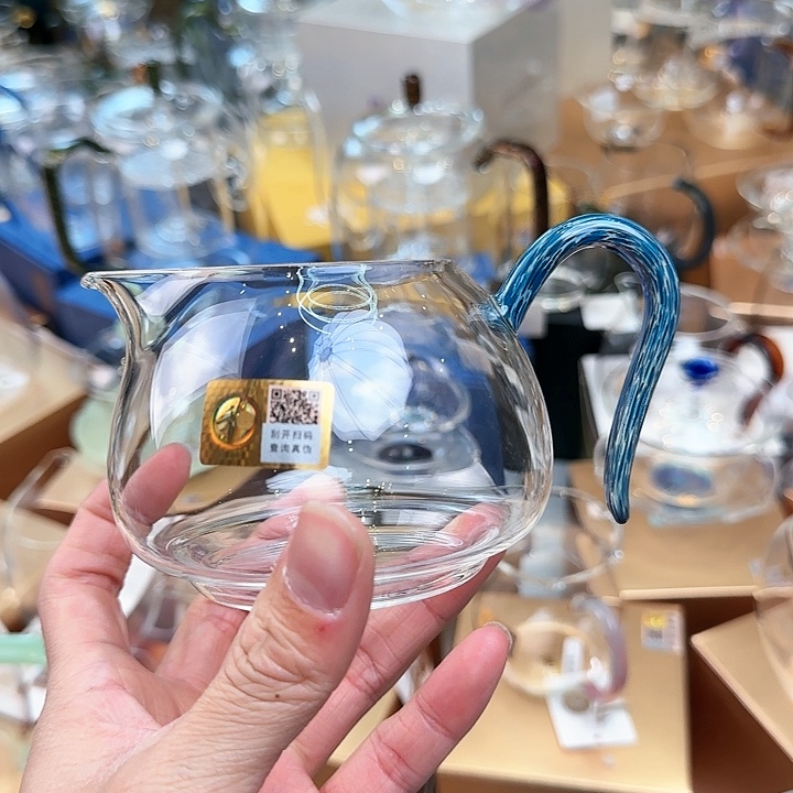 禾器黛蓝淡然公道杯