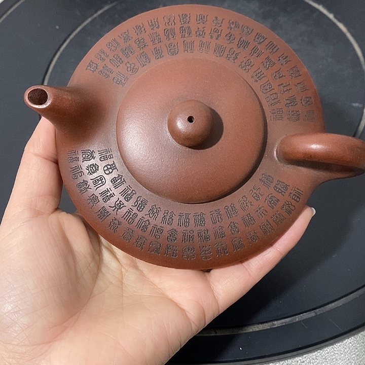 紫砂茶壶陶瓷摆件工艺品摆件